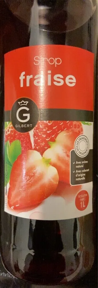 Sirop Fraise