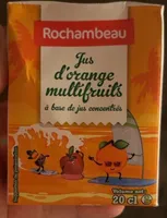 Jus d’orange multifruits