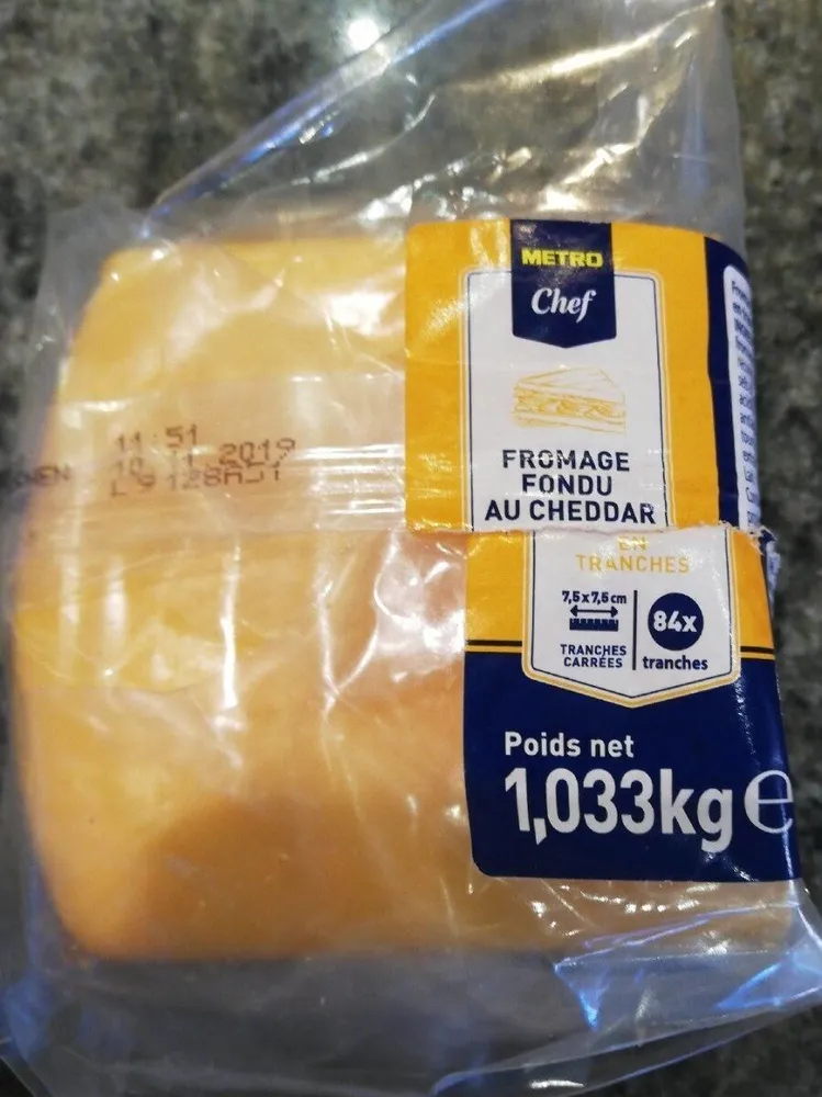 Fromage fondu au Cheddar