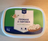 Fromage à tartiner à l'ail et aux fines herbes