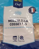 Mozzarella cossettes