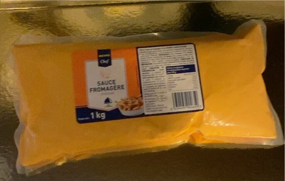 Sauce fromagère cheddar