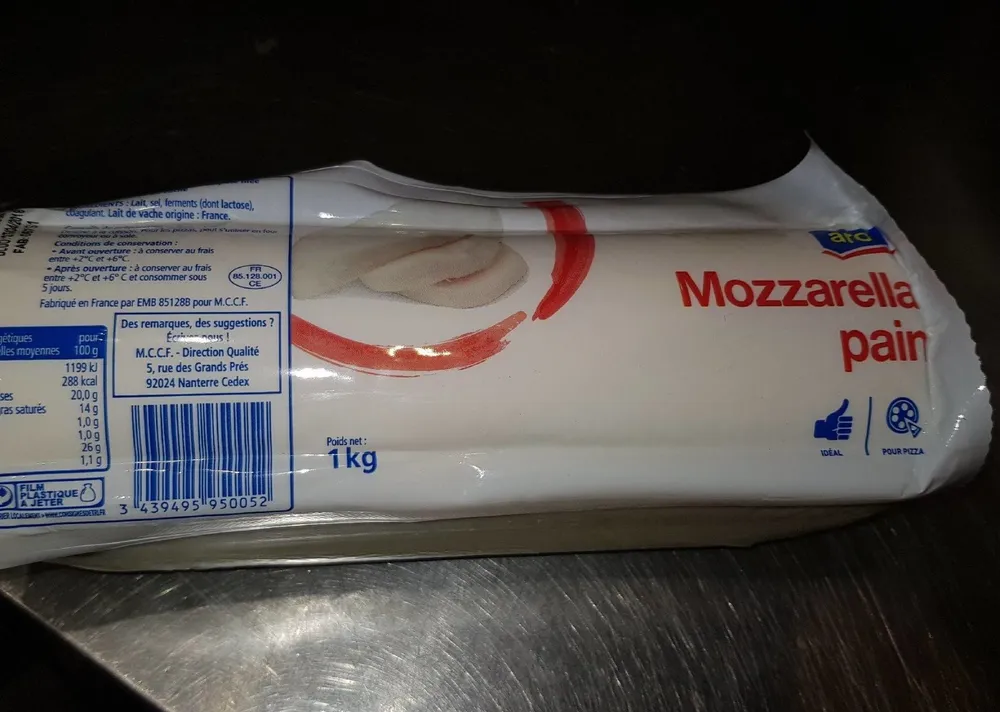 Mozzarella pain