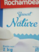 Yahourt nature 2 kilos (16* 125 grammes)