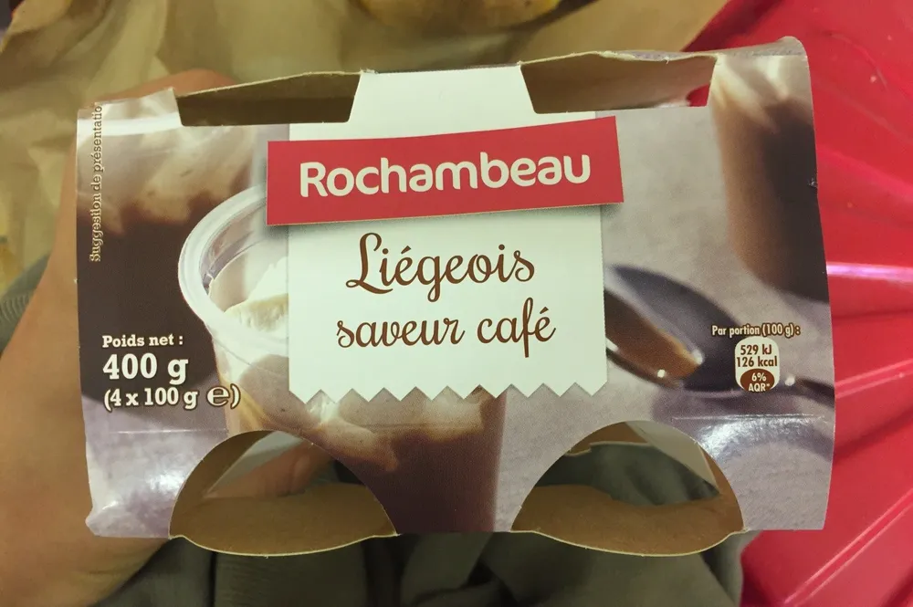 Liégeois saveur café