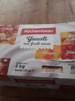 Yaourts aux fruits mixés