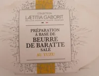 Préparation a base de beurre de baratte salé au yuzu