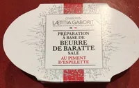 Beurre de baratte salé au piment d’espelette