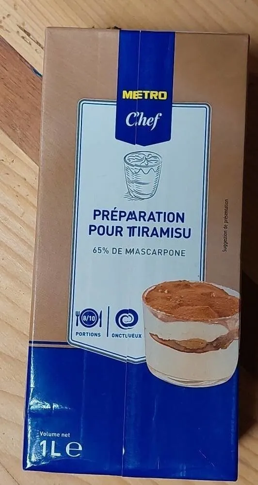 Préparation pour tiramisu