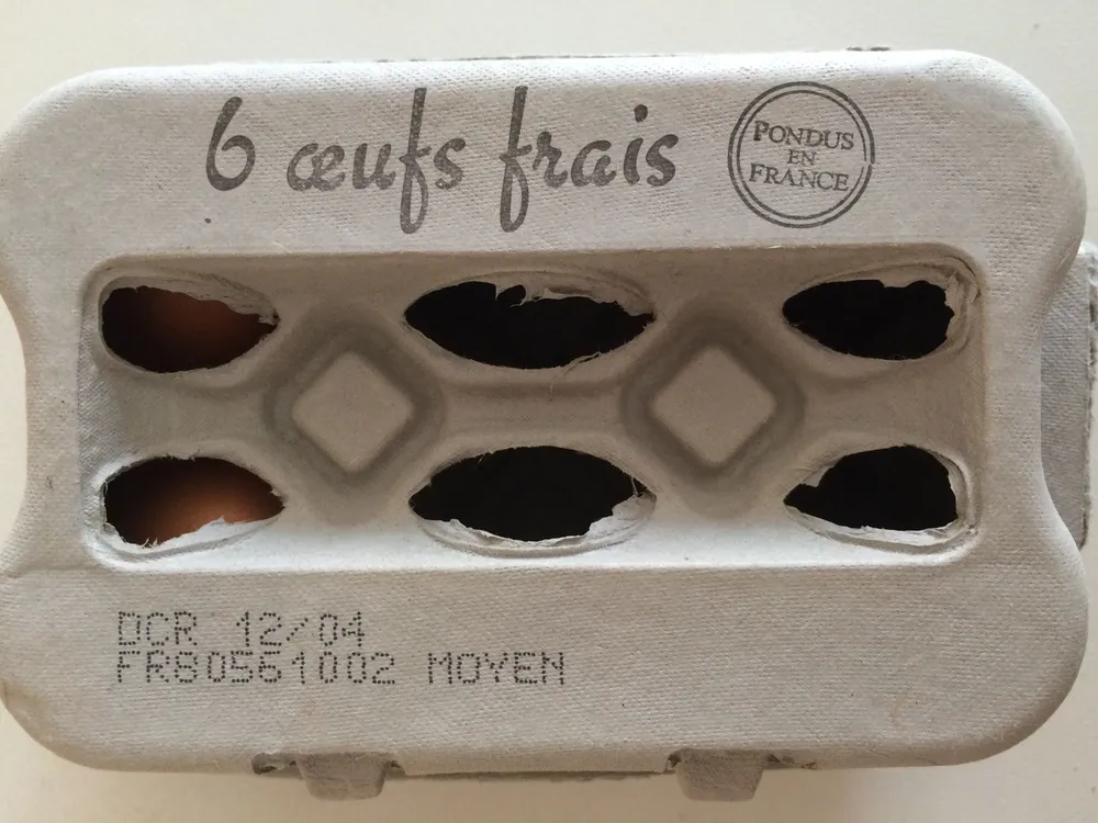 6 œufs frais