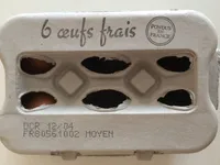 6 œufs frais