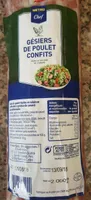Gésiers de poulet confits