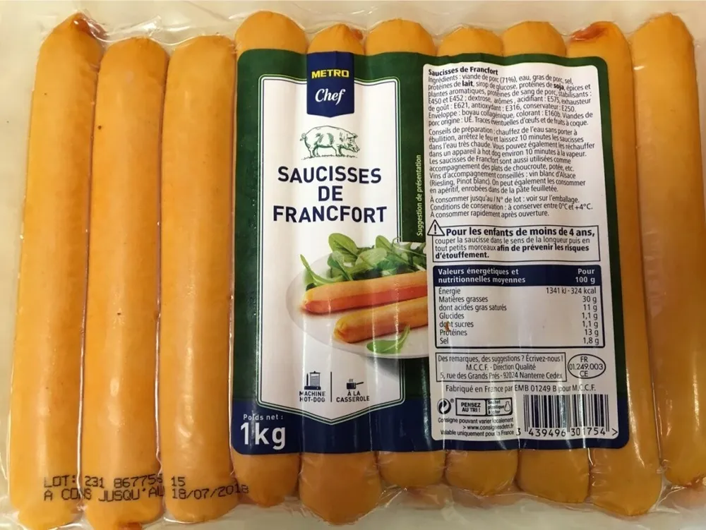 Saucisses de francfort