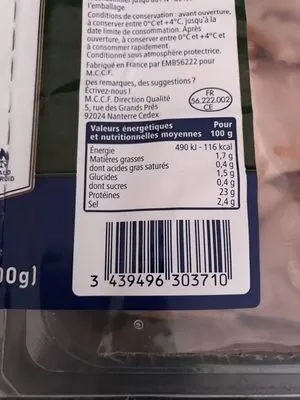 Émincés de filet de poulet