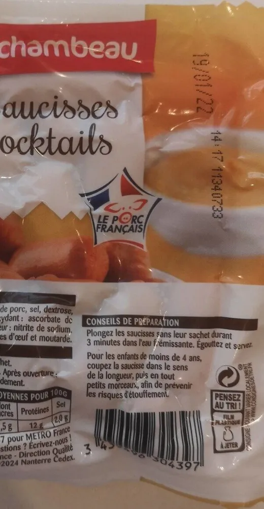 Saucisses cocktails