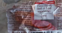 Saucisson cuit à l'ail supérieur