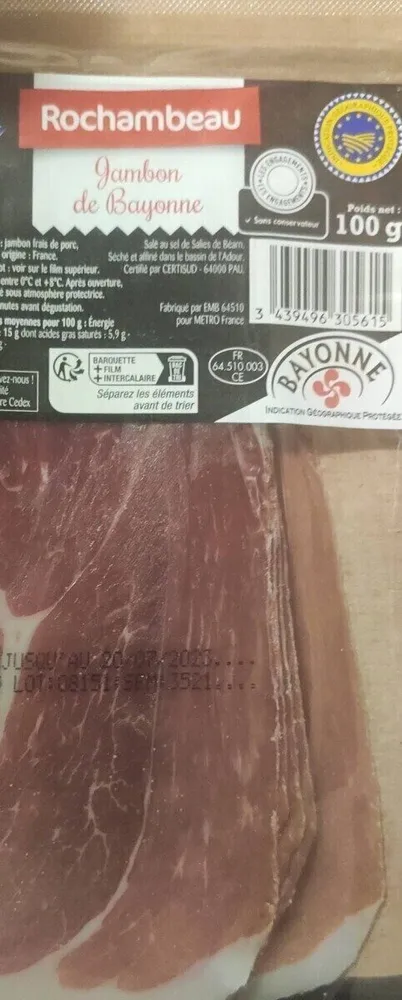 Jambon de bayonne