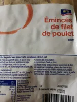 Émincés de filet de poulet