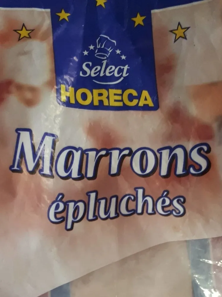 Marrons épluchés surgelés
