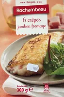 6 crêpes jambon fromage