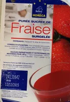 Purée sucrée de Fraise surgelée