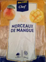 Morceaux de mangue surgelés