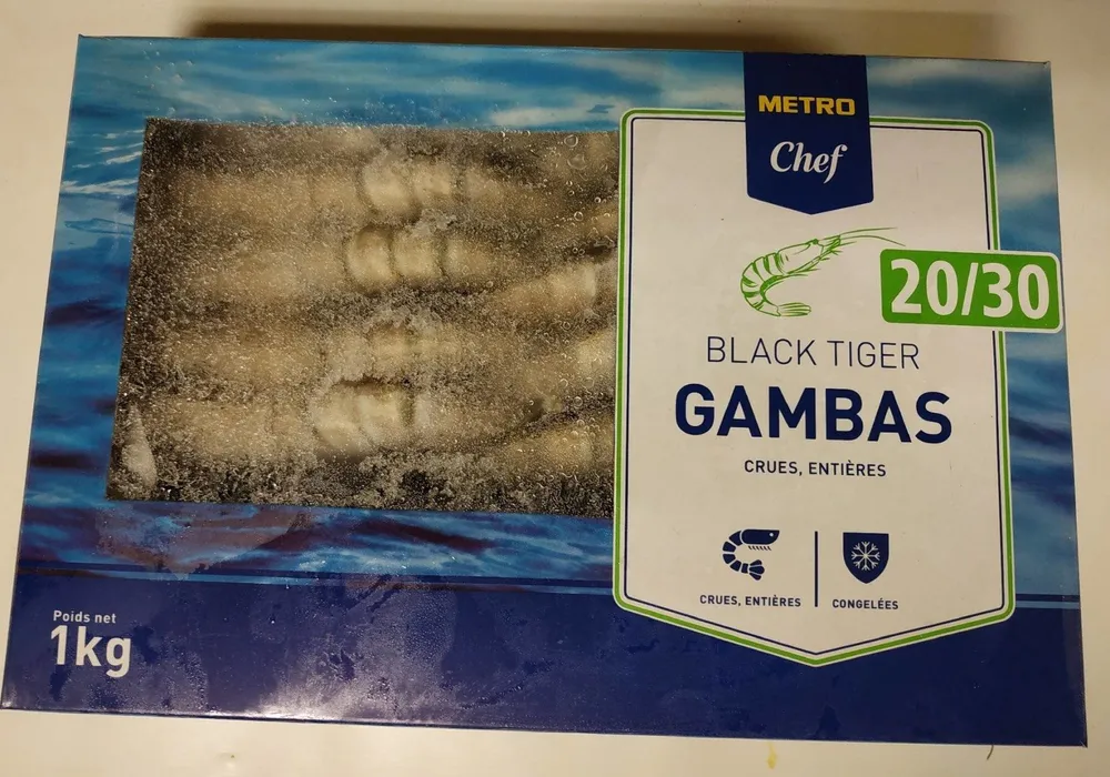 Gambas Black tiger