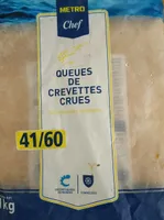 Queues de Crevettes Crues