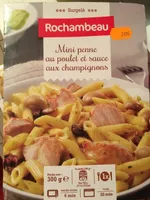 Mini penne au poulet et sauce aux champignons