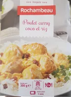 Poulet curry coco et riz