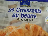 Croissants au beurre crus surgeles