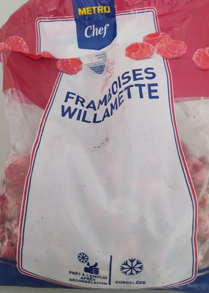 Framboises Willamette