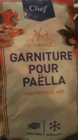 Garniture pour paëlla surgelé