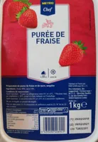Purée de fraises