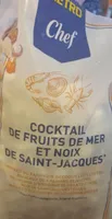 Coktail de fruit de mer et noix de St Jacques