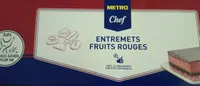 Entremet fruits rouges