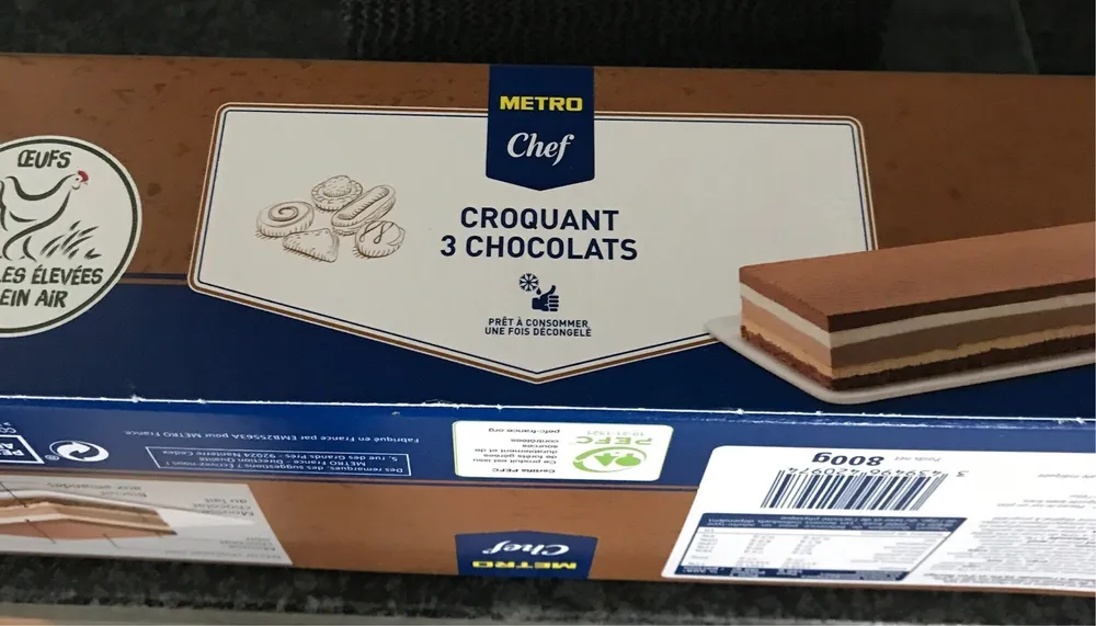 Croquant 3 chocolats