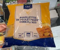 AIGUILLETTES DE POULET PANÉES CORN FLAKES