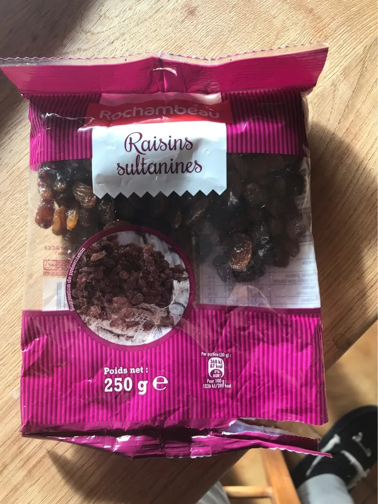 Raisins sultanines