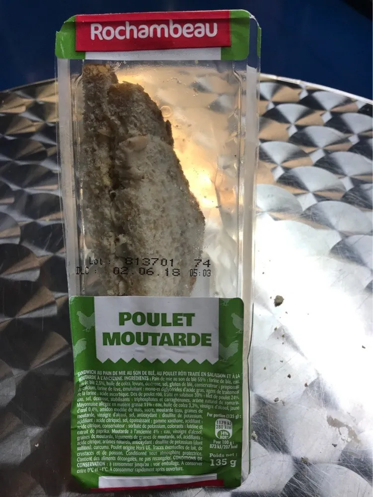 Sandwich Poulet Moutarde