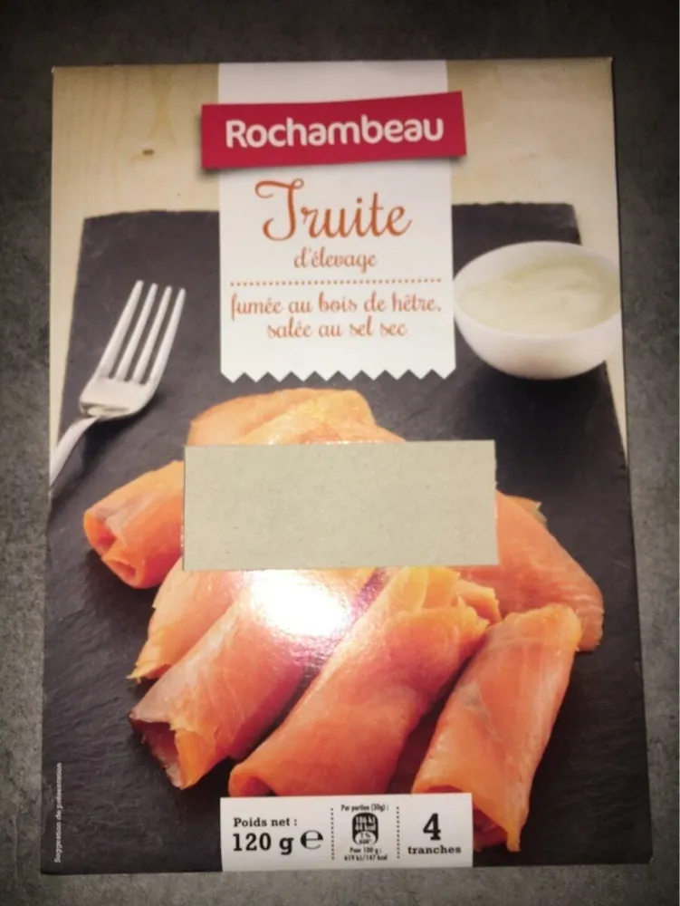 Truite d'elevage