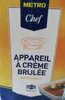 Appareil à crème brûlée saveur vanille