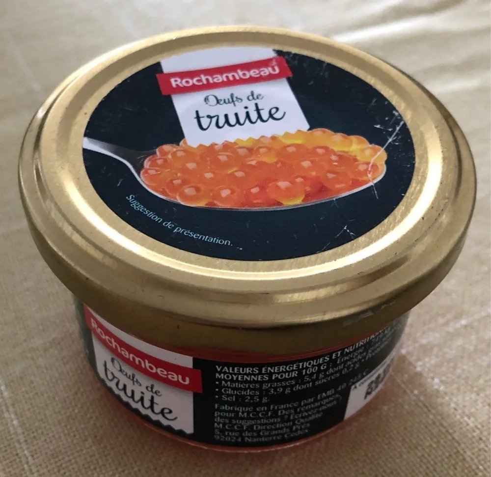 Oeufs de truite