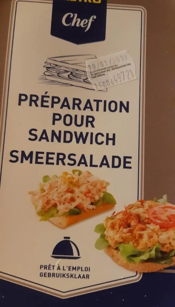 Préparation pour sandwich Saumon fumé