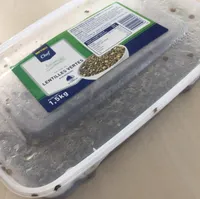 Salade de lentilles vertes aux oignons
