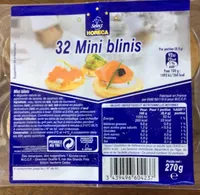 32 Mini blinis