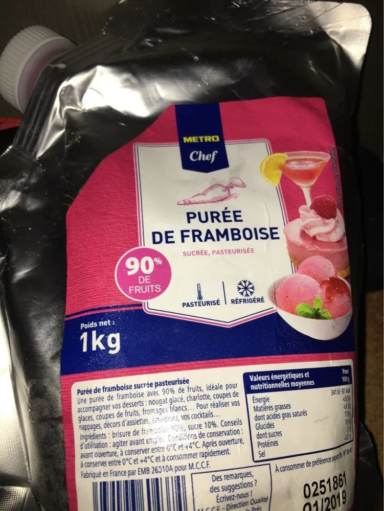 Purée de Framboises