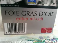 Foie gras d'oie entier mi-cuit