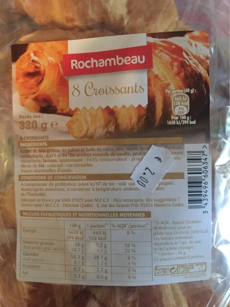 8 croissants