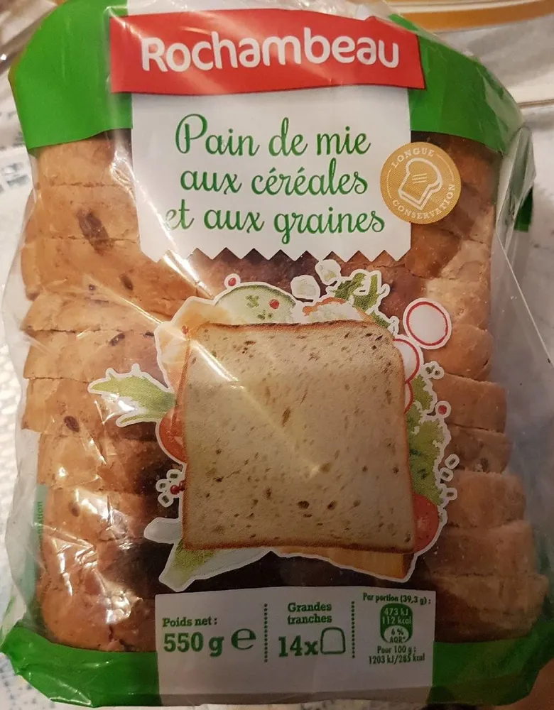 Pain de mie aux céréales et aux graines